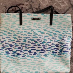 Kate Spade Bon Shopper plenty of fish tote